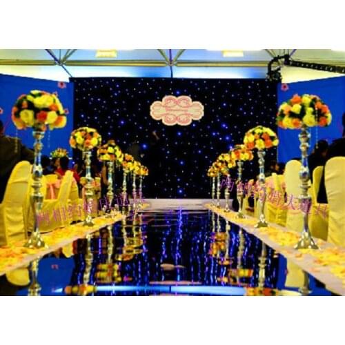 New Metal Electroplate Silver Mermaid Vase Table Centerpiece Candle Holder Wedding Christmas Decoration