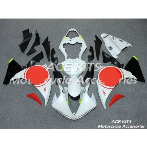 New ABS motorcycle Fairing For YAMAHA YZF-R1 2009- 2010- 2011-2012 Injection Bodywor sensational black ACE No.2409