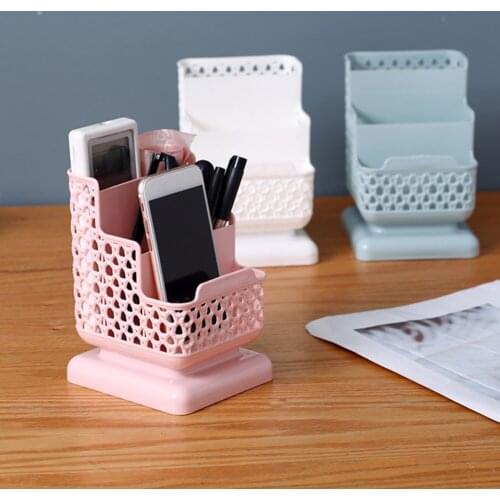 Multi-purpose Desktop Organzer Desk Pen Holder Pencil Makeup Storage Box Desktop Organizer Stand Case School Office Stationery