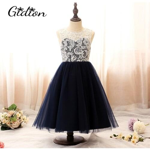 2-14 Years Kids Party Dresses Embroidered Pageant Dresses Clothes Flower Girl Dream Wedding Ceremony Dress For Girls Kids