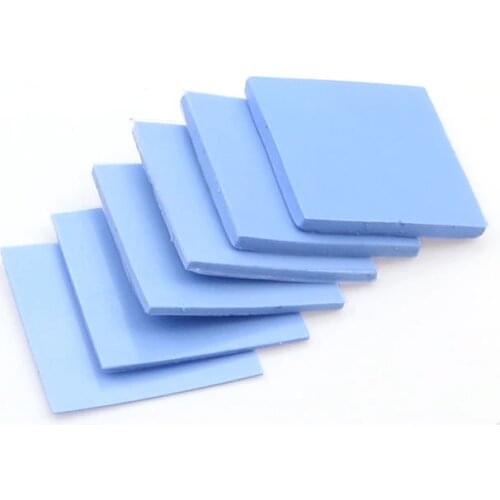 1pcs 30mm*30mm*1mm 0.5mm 1.5mm 2.0mm 2.5mm 3.0mm Thermal Pad New GPU CPU Heatsink Cooling Conductive Silicone Pad