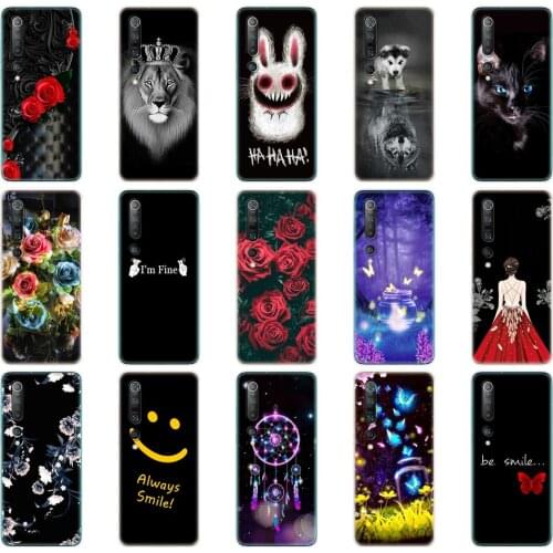 Silicon Case For Xiaomi Mi 10 Case Soft TPU Back Phone Cover For Xiaomi Mi 10 Pro Mi10 Protective Shell Bumper Etui 6.67"Coque
