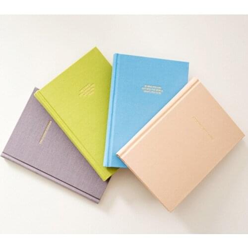 1pcs 43549 South Korea Stationery Wholesale Love Colour Fall in Love with Color Cloth Hardcover Notepad