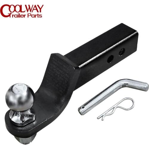 2 Inch Towbar Tongue Ball Mount With Towball And Hitch Pin RV Parts Car Camper Accessories Caravan Components