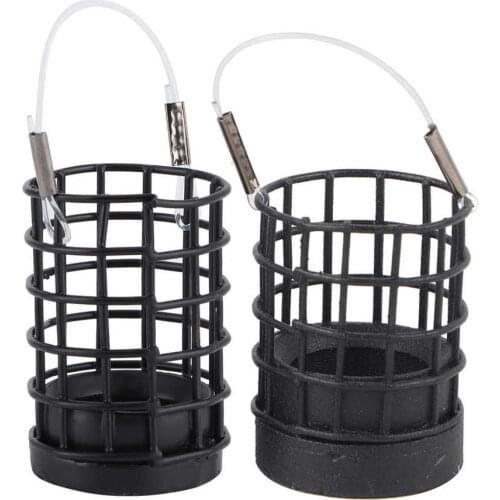 3Pcs 30g/40g Fishing Bait Cages Hollow Stainless Steel Fishing Bait Cage Lure Cage Bait Fishing Basket Feeder Holder Feeder Bait