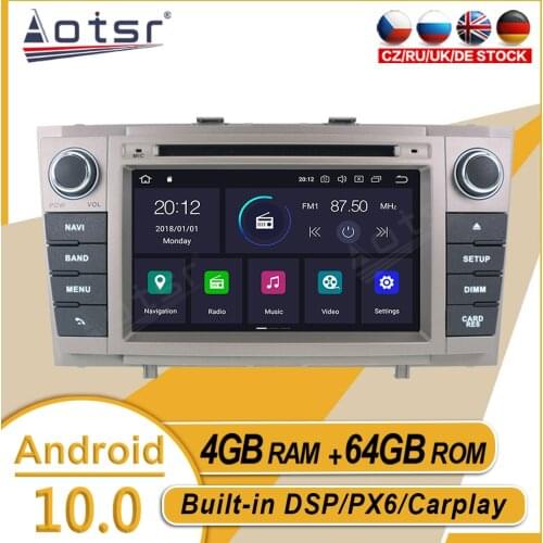 64GB For Toyota Avensis T27 2009-2015 Car Stereo Multimedia Player Android GPS Navigation Auto Audio Radio Carplay PX6 Head Unit