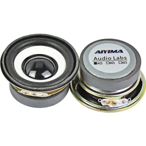 AIYIMA 2PC 2Inch Portable Full Range Speaker Driver 4Ohm 3W Audio Loudspeakers Column For Home Sound Theater