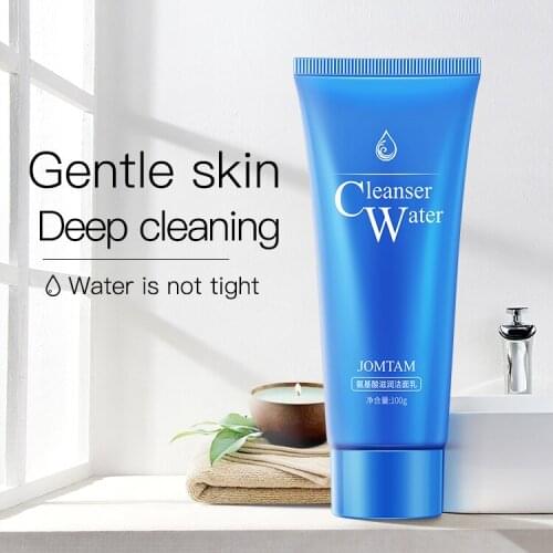 JOMTAM Amino Acid Deep Cleansing Exfoliator Face Wash Acne Treatment Foaming Cleanser Skin Care 100g