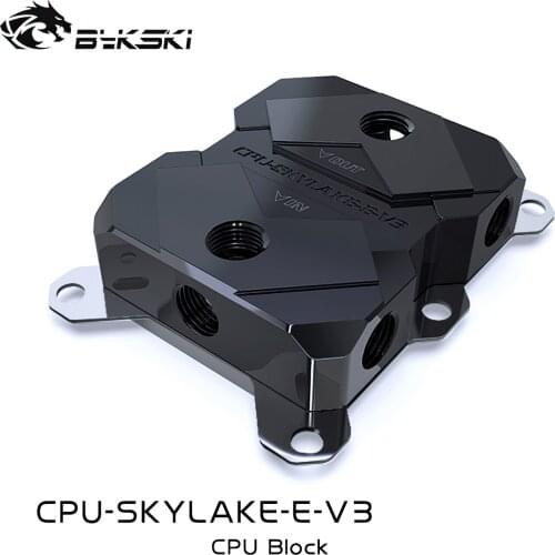 Bykski CPU Water Cooling Block for Intel LGA3647/SKYLAKE POM CPU-SKYLAKE-E-V3