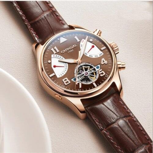 Mens Watches Top Brand Luxury Sports Watch Men Waterproof 100M Tourbillon mechanical Watch Man Clock relogio masculino Army