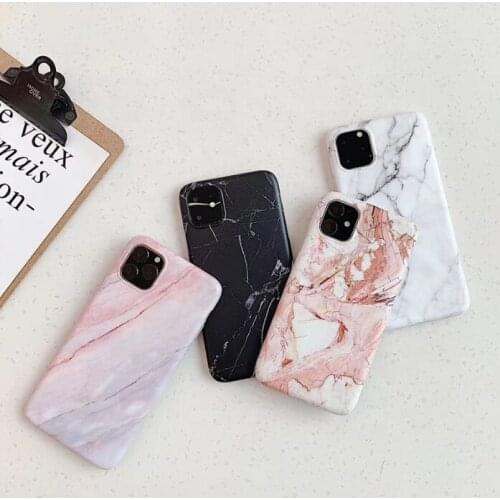 Luxury TPU Marble Phone Case For iPhone 11 Custom IMD Marble Mobile Cover for iPhone 12 11 Pro Max X XS XR XSMAX 7 8 IMD Case
