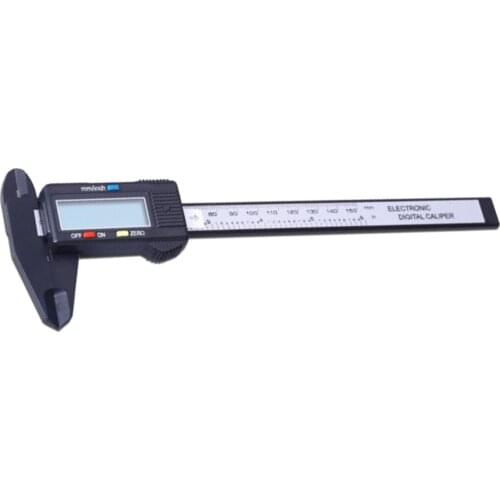 0-150mm Carbon Steel Digital Vernier Caliper Ruler Mm / Inch