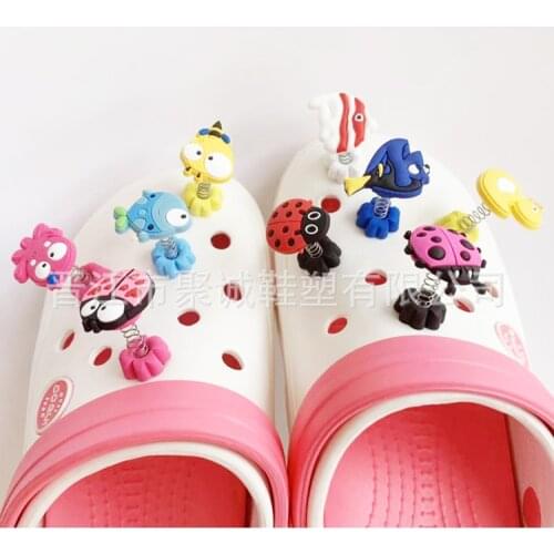 Croc Kids Plastic Drop Shoe Ornament Strap Eva Sandals Shoe Buckle Decorations Crocses Decoration Shoe Accessories