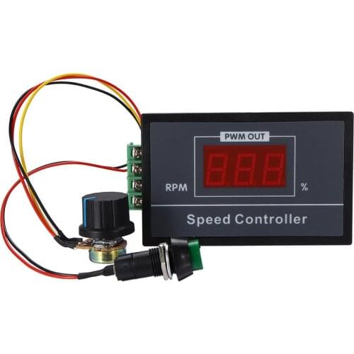 DC 12V 24V 36V 48V 30A Speed PWM Controller Adjustable Motor Controller with Digital Display DC 6-60V 30A