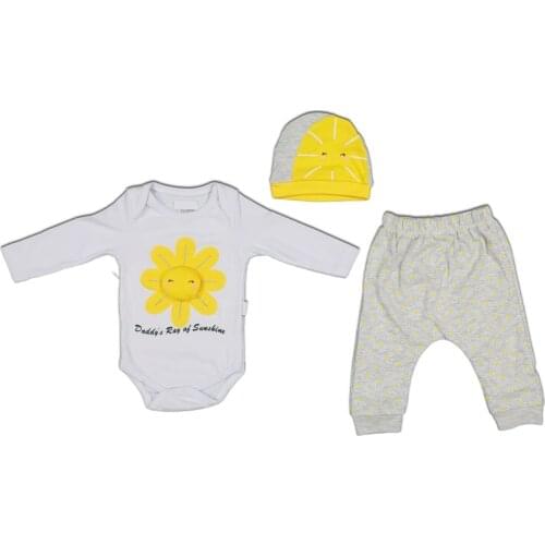 Jaju Baby, Sunshine Badi and Hat 3 Piece Set