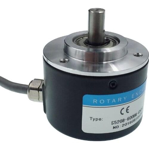 Incremental Photoelectric Rotary Encoder ZSP5208 2500 Pulse 2500ppr ABZ Three-phase 5-24V