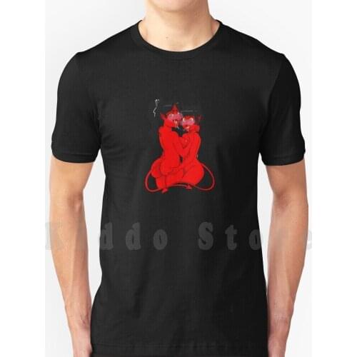 Succubi T Shirt Print For Men Cotton New Cool Tee Succubus Demon Ecchi Hentai