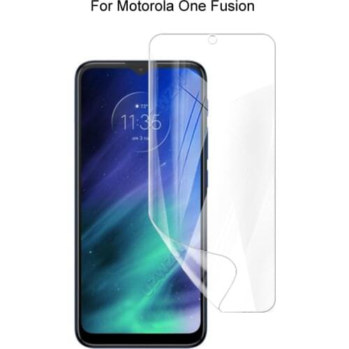 For Motorola One Fusion Full Cover Soft Hydrogel Film Screen Protector