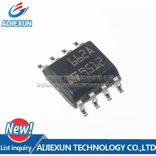 10Pcs ST662ACD SOP-8 DC-DC CONVERTER FROM 5V TO 12V, 0.03A FOR FLASH MEMORY PROGRAMMING SUPPLY New and original