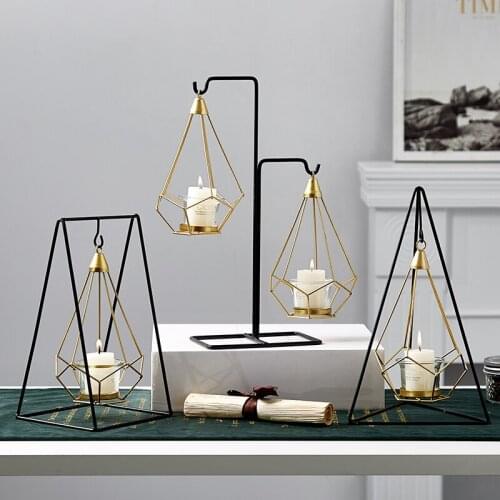 Nordic Creative Iron Light Luxury Incense Candle Holder Dining Table