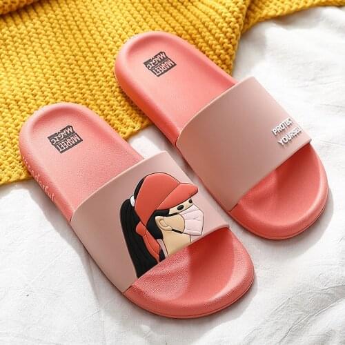 Slipper Mens Household Thick-soled Couple Home Bath Non-slip Bathroom Soft-soled Slippers Female House Slippers Shoes Man