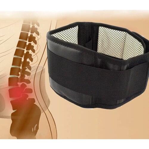 Tcare Adjustable Waist Tourmaline Self heating Magnetic Therapy Back Waist Support Belt Lumbar Brace Massage Band Health Care