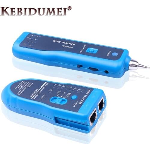 Kebidumei Telephone Wire Tracker Tracer Toner Ethernet LAN Network Cable Tester Detector Line Finder RJ11 RJ45 Cat5 Cat6