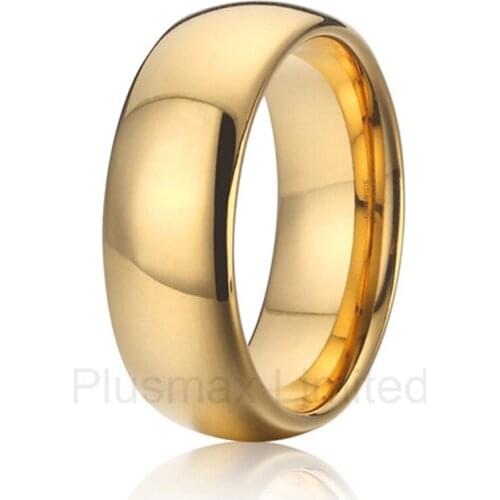 Custom jewelry special day gift anniversary wedding band 8mm titanium rings
