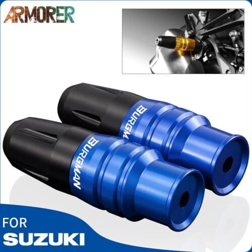 1pcs/1pair Universal Motorcycle Accessories Parts Exhaust Sliders Crash Protector Falling Protection For SUZUKI BURGMAN650 AN650