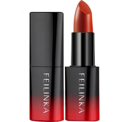 1pcs Lipstick Waterproof Lip Stick Sexy Red Brown Pigments Makeup Matte Lipsticks Beauty Lips