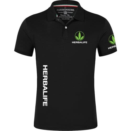 2021 Herbalife LOGO Shirts 2021 Men Summer Short Sleeves T Shirts Brand Classic Cotton Casual customize Sport Tops