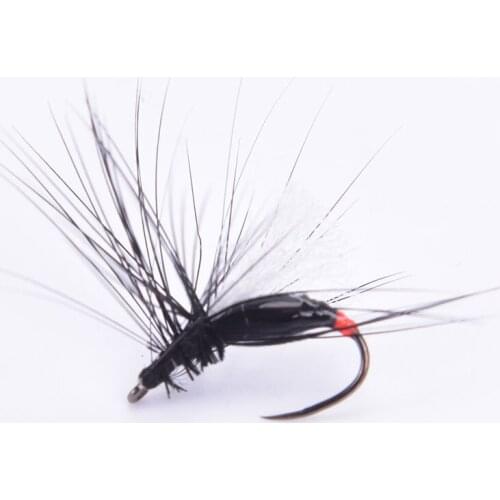6PCS Ant Dry Fly Trout Fishing Barbless Hook Fishing Lure Artificial Insect Lure