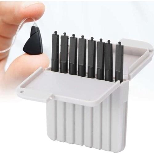 8Pcs/Box 1.2mm Hearing Aid Protection Earwax Guards Filters Hearing Assistance Accessory Dustproof Prevents Hearing Aid Guard