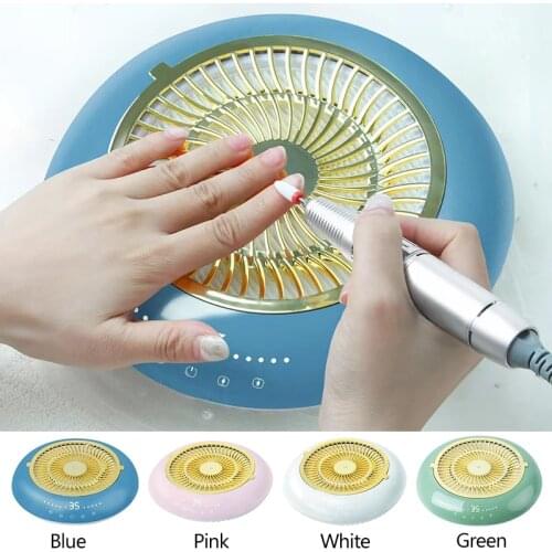 2-in-1 Nail Dust Extractor ＆ 35000RPM Nail Drill Machine Powerful Nail Vacuum Cleaner Nail Equipment For Home Use Nail Salon