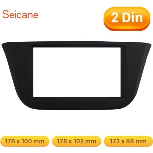 Seicane Double Din Refitting Kits DVD panel Auto Stereo frame Car Audio Fascia for 2014+ IVECO DAILY 173*98/178*100/178*102mm