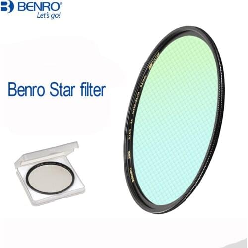 Benro 67mm/77mm/82mm Star Filter Glass Lens Filter 4X 6X 8X Starlight mirror