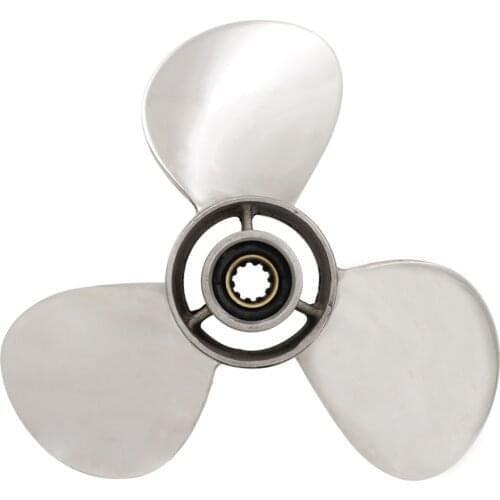 Free shipping 10 1/4x12 For Suzuki 20-30HP Outboard Engine stainless steel 10 teeth boat accessories marine propellers