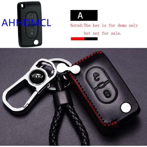 Automotive Car Remote Key Case Holder Protective Sleeve Cover For Citroen C-Elysee C-Quatre C5 Aircross C-Triomphe C6 C3-XR