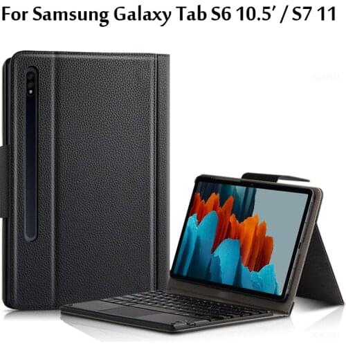 Mouse And wireless Bluetooth keyboard case For Samsung Galaxy Tab S6 10.5 T860 T865 cover For Tab S7 11inch SM-T870 T875 Shell