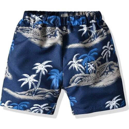 2-6 Years Children Clothing 2021 Summer New Short For Boys 100% Cotton Casual Summer Outing Beach Fifths Pants Toddler Wear