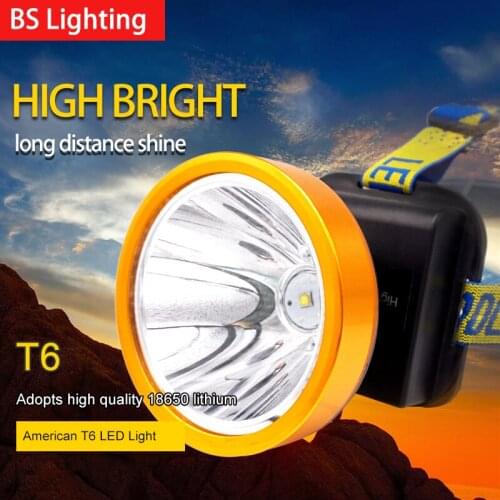 2 Modes Waterproof Outdoor T6 Headlight Flashlight Portable High Bright Torch 18650 Battery Rechargeable Headlamp LED Lantern