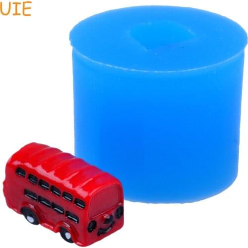 FYL369U 19.1mm Train Silicone Push Mold - for Fondant, Candy Making, Cookie Biscuit, DIY Handmade, Cake Decoration, Resin Mold