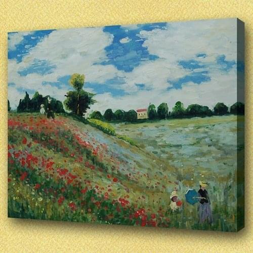 Quality handmade Claude monet oil paintings famous reproductions pictures wall decoration paintings canvas art (Monet01)