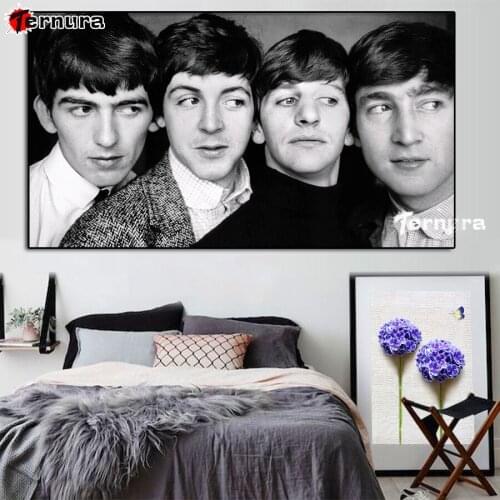 Diy full square diamond painting Classic singer band 5d diamond embroidery Portrait poster crystal diamond Cross stitch decor