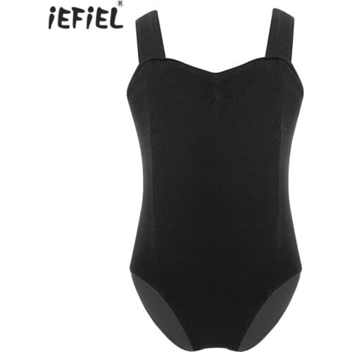 2020 New Arrival Ballet Dance Leotards Children Summer Gymnastics Practice Dancing Costume Kids Girls Ballet Leotard Dancewear