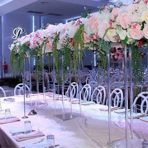 New style Wedding acrylic clear crystal Arch Flower Wreath Backdrop Balloon aisle decor Centerpiece Stand senyu0306