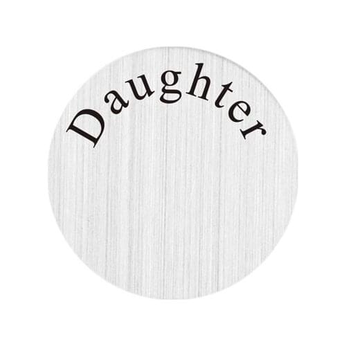 Wholesale 22mm stainless steel living memory floating plate daughter