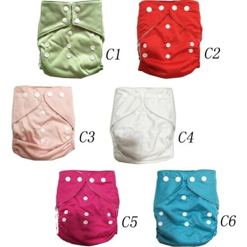 11 multi-colored patterns adjustable baby Infant washable cloth diapers nappy without microfiber insert 20 pcs pocket Diaper