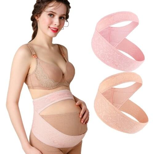 Pregnant Women Belts Lace support belt for pregnant women Comfortable breathable postpartum pelvic correction belt