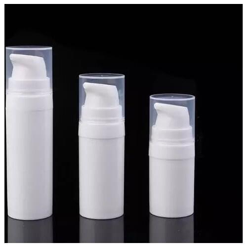 10pcs 5ML 10ML 15ML Empty Plastic Cosmetic Bottle Travel Mini Liquid Bottles Airless Pump Vacuum Toiletries Container